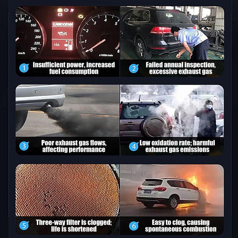 Katalysatorreiniger Autoteile Motorleistungssteigerer Katalysatorreiniger Abgasreiniger Lambdasondenreiniger Für