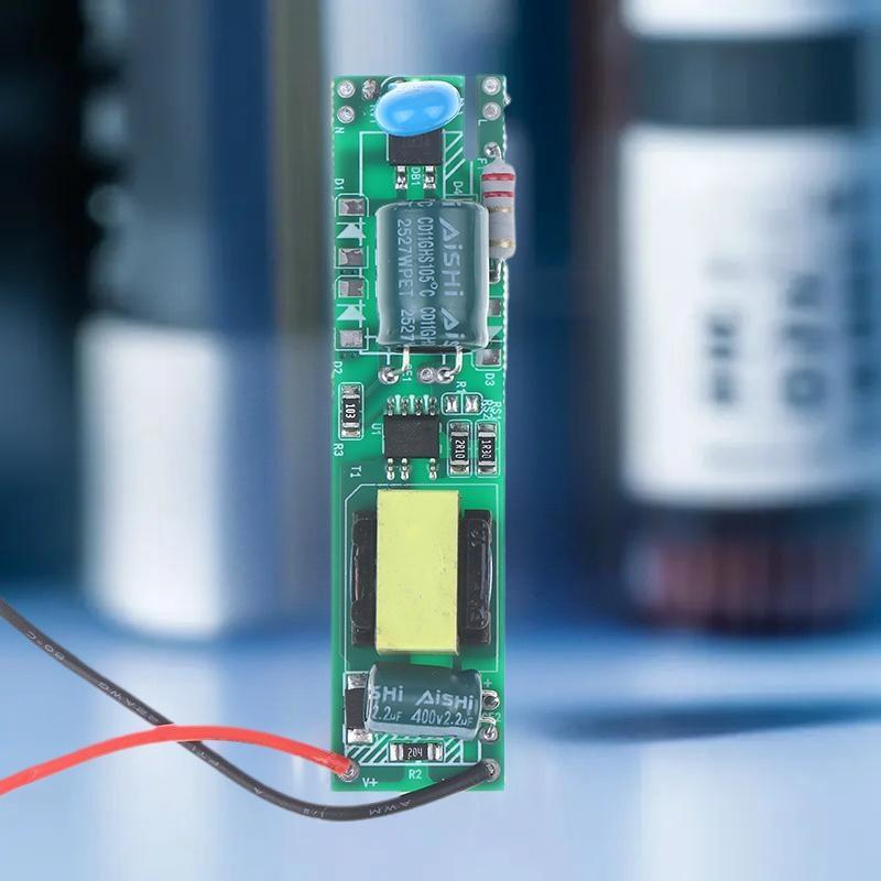 New 1/3/5pcs Green 9-80W Non-Isolated Flicker-Free LED Driver/Power Supply For T5/T8 Tubes And Office Linear Lights