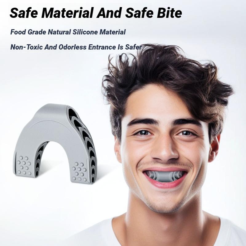 U Shape Jaw Exerciser For Double Chin Neck Toning Silicone Face Muscle Training Resistance For Men Women