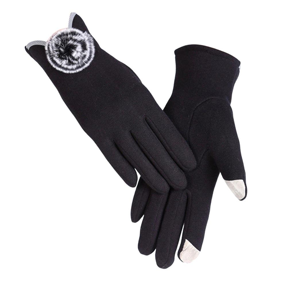 Fashion Winter Warm Gloves Windproof Coldproof Ski Gloves Keep Warm Thickened Cycling Mittens for Women