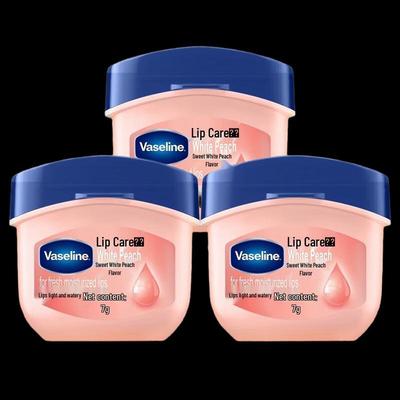 Vaseline Classic Sweet White Peach Moisturizing Balm 3-Pack