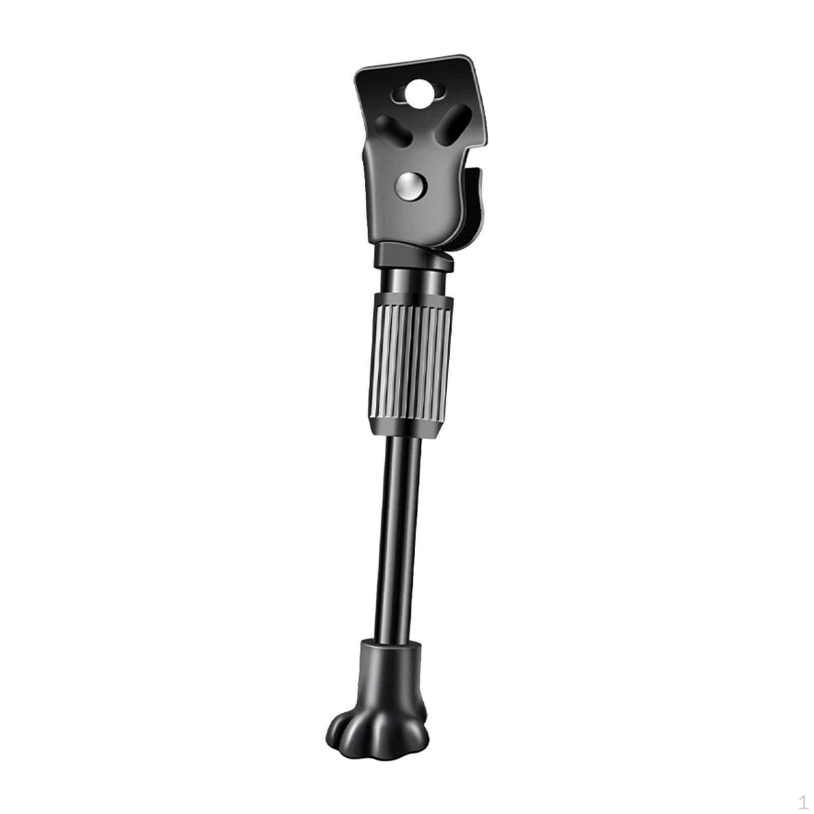 

Bicycle Kickstand Side Kick Stand Alloy Non Slip Footrest Parking Rack Suitable for Kids Riding Home Black 20 Inch