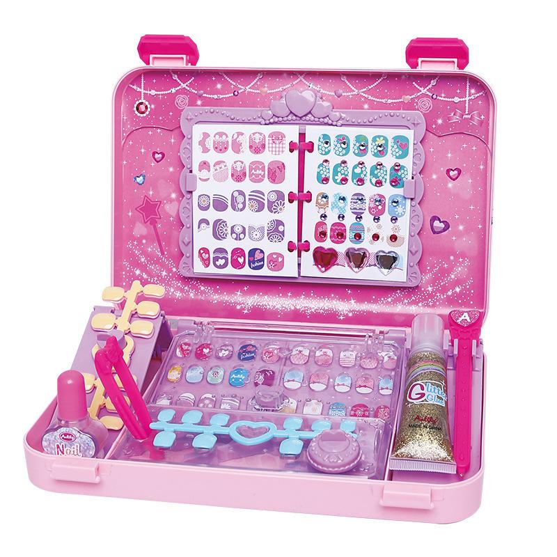 Children s Diy Accessories Other Girl Makeup Handmade Dress Stickers Nail Art Kids Make up Toy Set