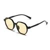 New large-frame polygonal sunglasses women's high-end versatile sunglasses fashion trend sunscreen glasses