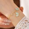 Elegant Zircon Butterfly Bracelet: Colorful, Versatile High-End Accessory for Women