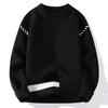 Men's Y2K Style Thick Knitted Wool Sweater, Warm Half-High/Low Neck, Lazy Style Sweater