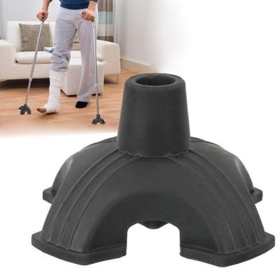 Anti Skid 19/22MM Four Base Support Rubber Pad Walking Stick End Bottom Crutch Pad Cane Tip