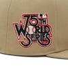 New Era 59FIFTY Cap MLB New York Yankees NY Camel Beige Side Patch Under Exclusive to and Side Patch Straight Flat Stylish Streetwear Travel Sun Gift