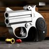 Children Portable Deringer Launcher Mini Manual Soft Bullet Shell Ejection Toy Gun Boy Small Pistol Pocket Model