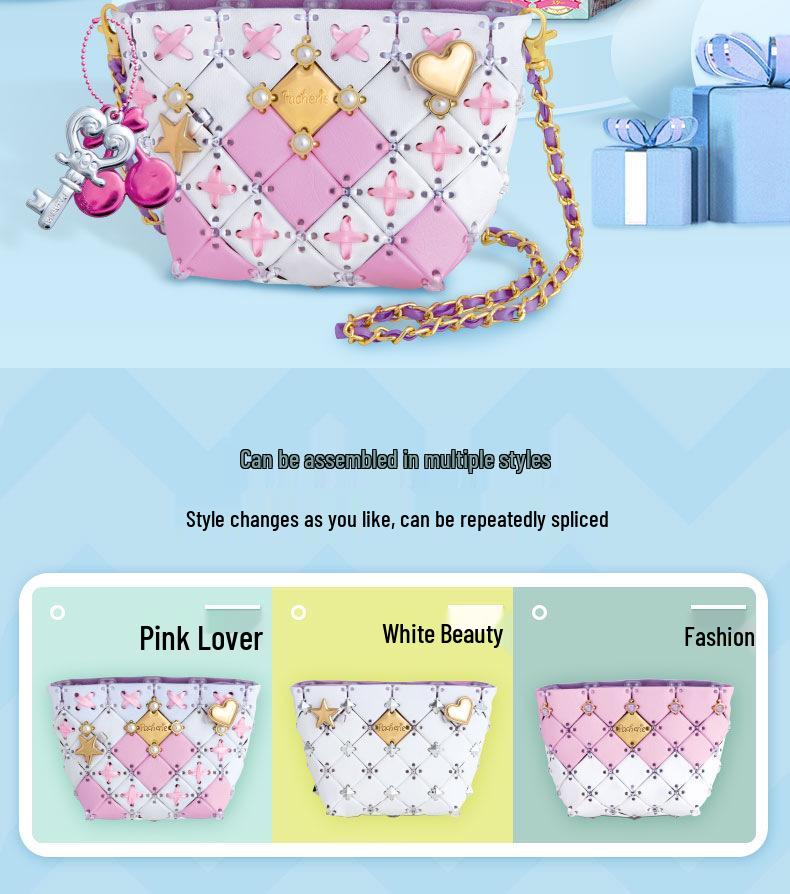 Japan Pacherie DIY Patchwork Bag for Girls Aged 5-10 - Handmade Toy