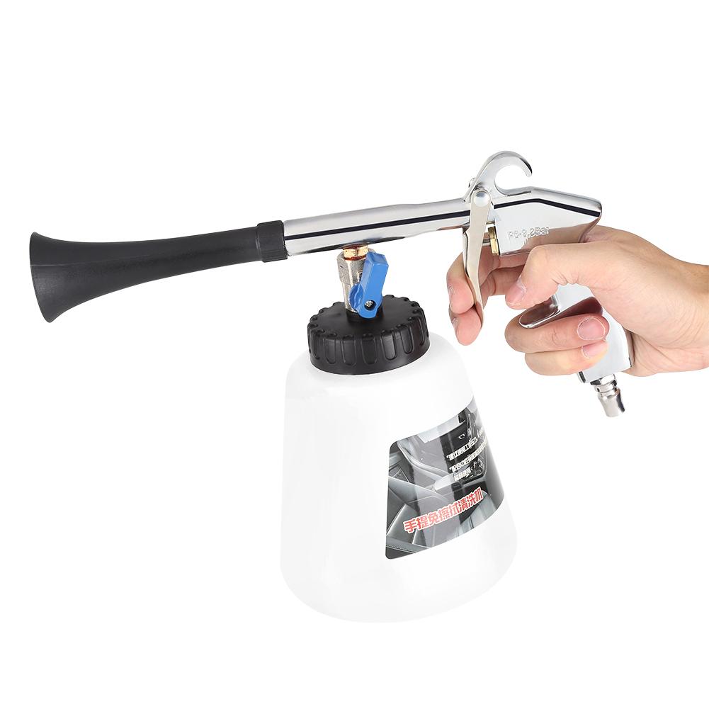 Pistol de curățare a interiorului mașinii de înaltă presiune, pulverizator de spălare cu puls de aer și sticlă de spumă
