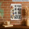 2D Flat 1pc Vintage Book Lover's Metal Wall Sign - "Yes I Really Need All These Books" Bookshelf Decor with Bookend Design, 8x12 Inch Rustic Art for
