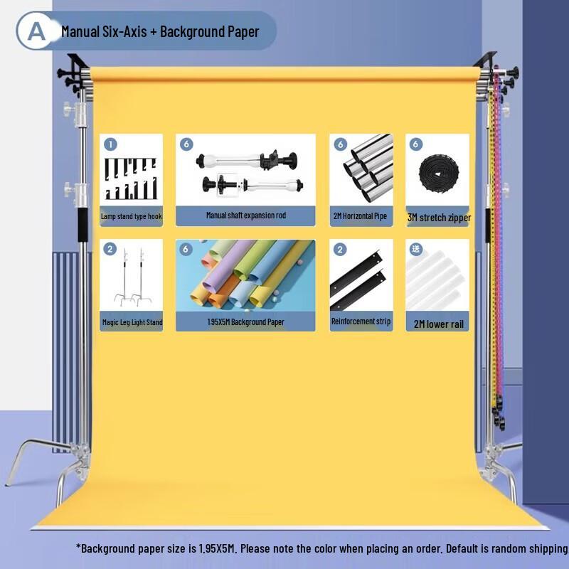 Miaotu Manual 6-Axis Photography Background Kit