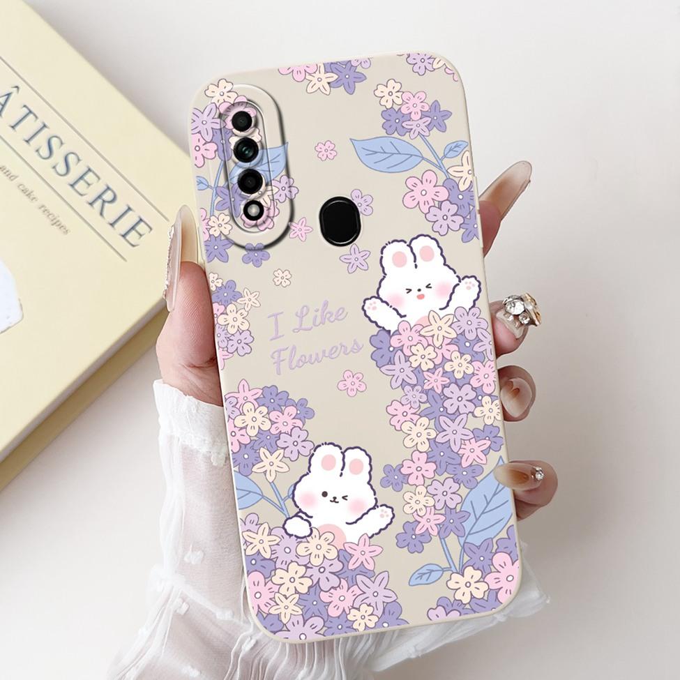 Casing For Oppo A31 2020 CPH2015 Case A8 PDBM00 Cute Cat Fashion Luxury Silicone Shockproof Phone Case For Oppo A8 Back Cover