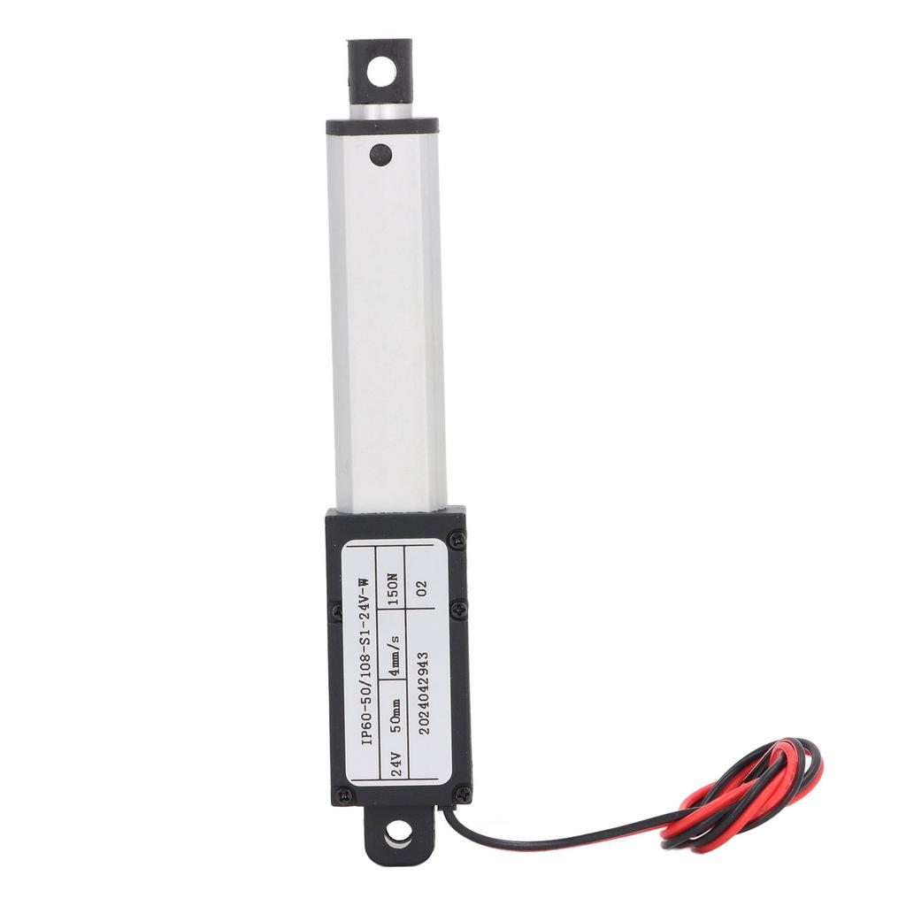 Micro actuator liniar electric Mini actuator telescopic de mișcare mică 150N 50mm cursă DC24V 4mms