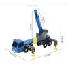 Inertial Sliding Lifting Truck Toy Vehicle Toys Wood Train Track Toy Crane Car Model  Boys Girls