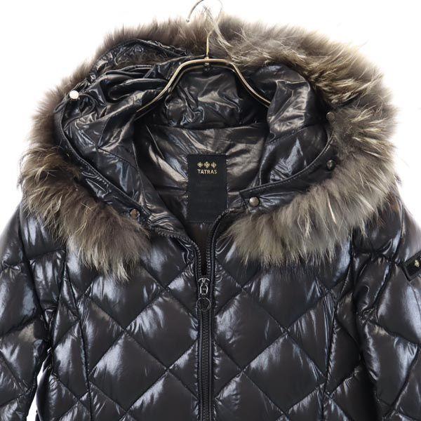 TATRAS Far Food Down Coat 3 Black Women Used