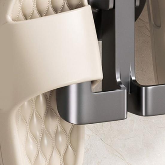 Wall Mounted Slipper Hook No Drilling Shoe Rack with Push-to-Lock Vacuum Seal Quick Dry Slipper Organizer Hook Waterproof Flip-Flops Hook for Bathroom
