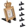 20Pcs Transparent/Black Easels Photo Holder Plastic Picture Frame Display Shelves  Artwork