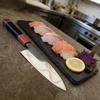 8.3 Inch Deba Knife Single-edged Blade VG10 Steel Chef Slicing Sushi Cleaver Sashimi Chopper Handmade Kitchen Knife Wood Handle