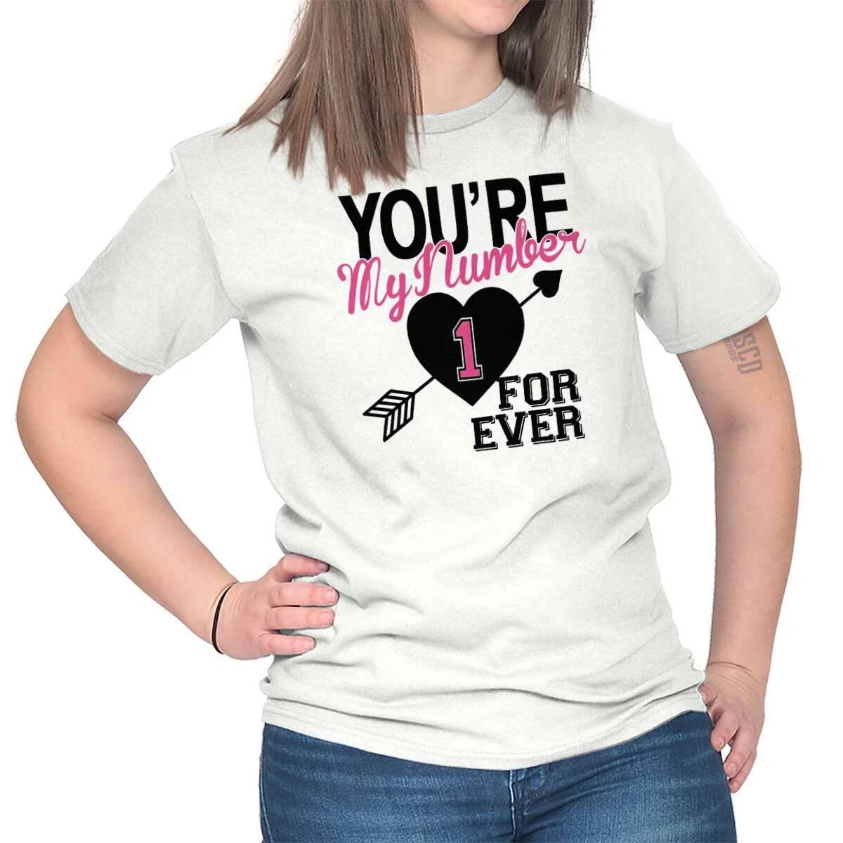 Romantic Valentine s Day Gift Love Forever Womens Crewneck T Shirt Tees Tops XXXXL