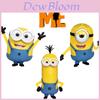 Despicable Me Minions Bob/Kevin/Stuart Jucărie Păpușă Model Figurină de Acțiune Pentru Copii Non-Toxice Fără Decolorare Topper Perfect pentru Tort Decor Acasă