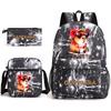Capybara Animal Print 3Pcs Student Bookbag Set Shoulder Bag Pencil Case Children School Bag for Boys Girls Lightweight Daypack
