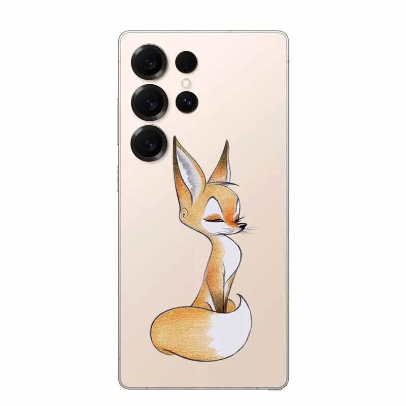 Clear Case For Samsung S25 Ultra 5G Case Clear Back Cover Animal Painting Soft Bumper For Galaxy S25Ultra Transparent Soft Funda
