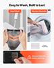 Heated Socks, 5000mAh Battery Powered, Rechargeable Heating Socks with 4 Heating Levels, Electric Heated Sock with APP Control for Men Women, Foot