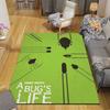 A Bug's Life Home Sofa Decoration for Living Room & Bedroom, Non‑Slip Play Flannel Floor Mat for Game Room