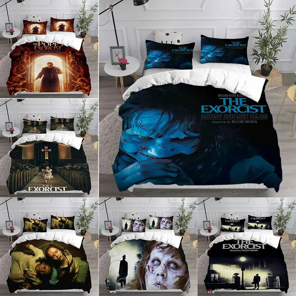The Exorcist (1973) Bedding Sets Comforter Quilt Bed Cover Duvet Cover Pillow Case 2-3 Pieces Sets Kids Adult Size