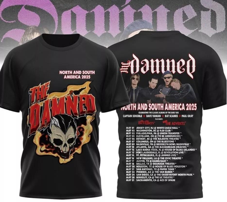 The Damned North And South America 2026 3D T-Shirt S