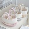 Woven Rope Multi-grid Baby Supplies Storage Basket, Large Capacity Portable Household Organizer