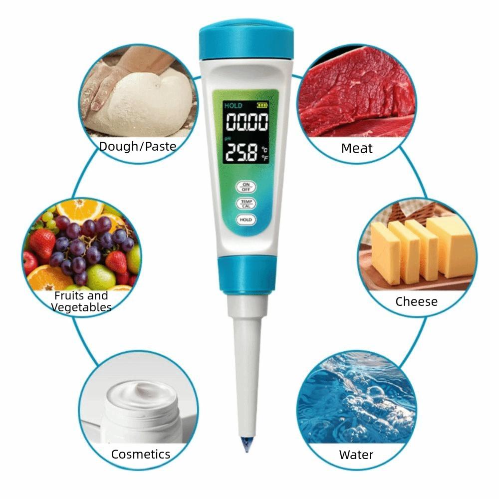 Digital Display PH Meter High Accuracy Water Quality Tester Acidity Analyzer  Food Testing