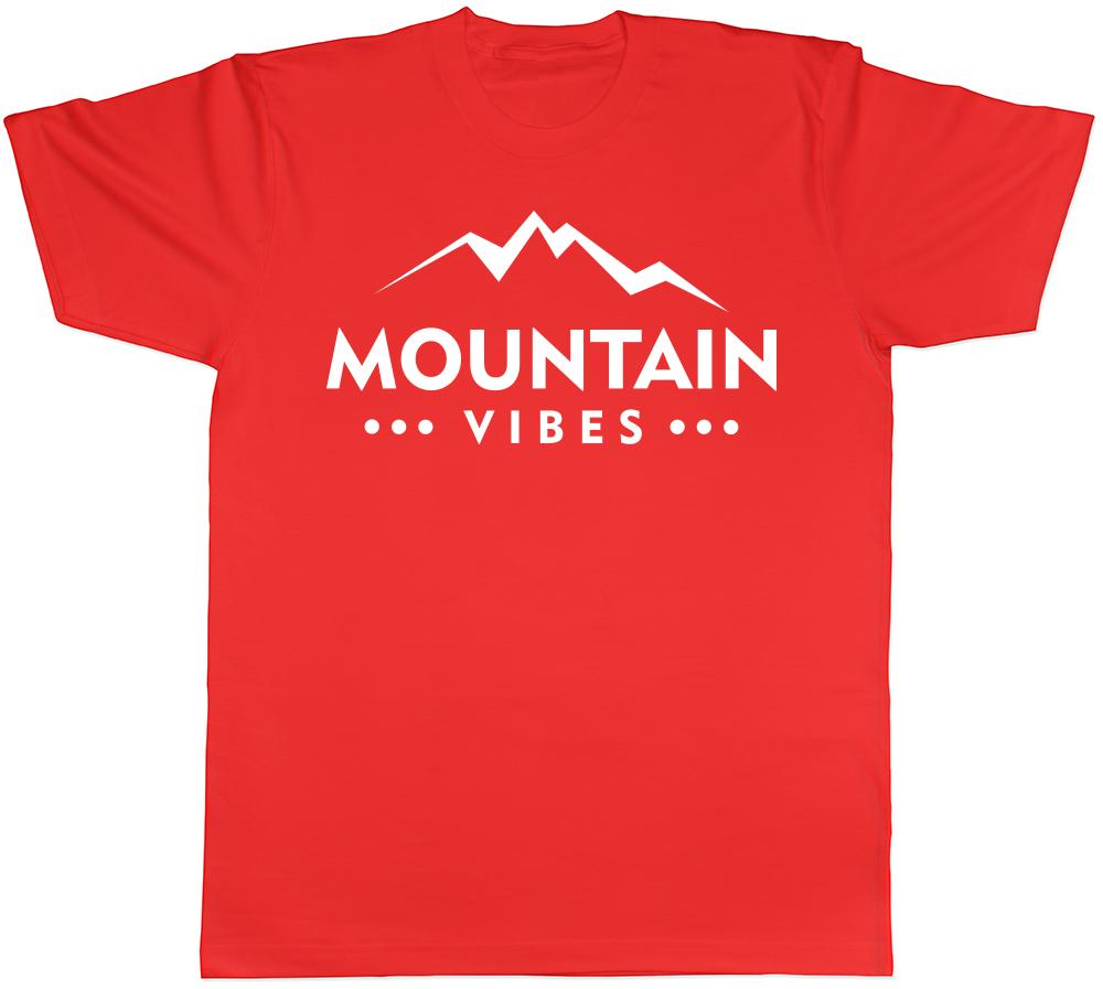 Mountain Vibes Unisexs Unisexs Ladies TShirt Tee S