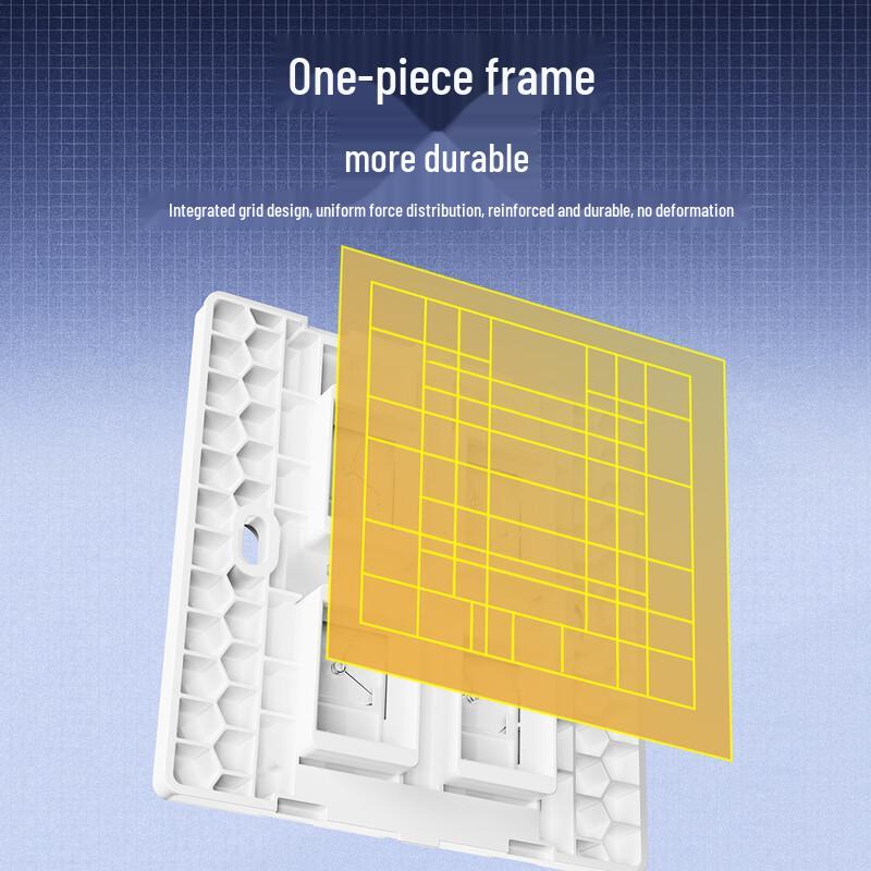 BIAZE 86-Type Four-Port Network Wall Plate