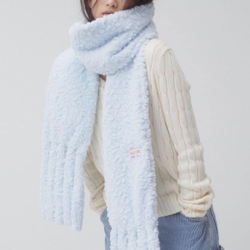 

SIEOR Fingle muffler_3 colors skyblue (sequential delivery after 2025-10-24)