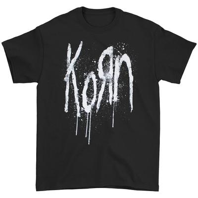 Men's Korn Dripping Logo T-shirt XX-Large Black