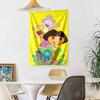 Dora Explorer Wall Decor Tapestry Art For Pet Memorial Birthdaywedding Party Backdrop Family Gift