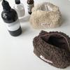 Flauschige Lammwolle Make-up Tasche Niedliche Aufbewahrung Japanischer Stil Hochwertig Große Kapazität Tragbares Federmäppchen für Studenten