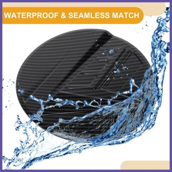 Fuel Tank Door Cap for Hyundai Elantra Gas Tank Flap Carbon Fiber