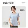 Womens Lightweight Loose Fit Breathable Mesh Yoga Top Short Sleeve Workout Shirt Fitness Running Gym
