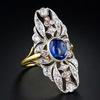 Klassisk Kobberlegering Zirkon Ring Dame Smykker Bryllupsløfte Fest Gave