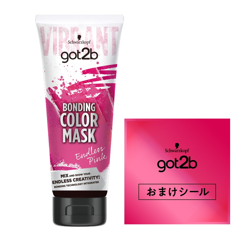 

got2b Bonding color mask with 1 bonus sticker (endless pink)