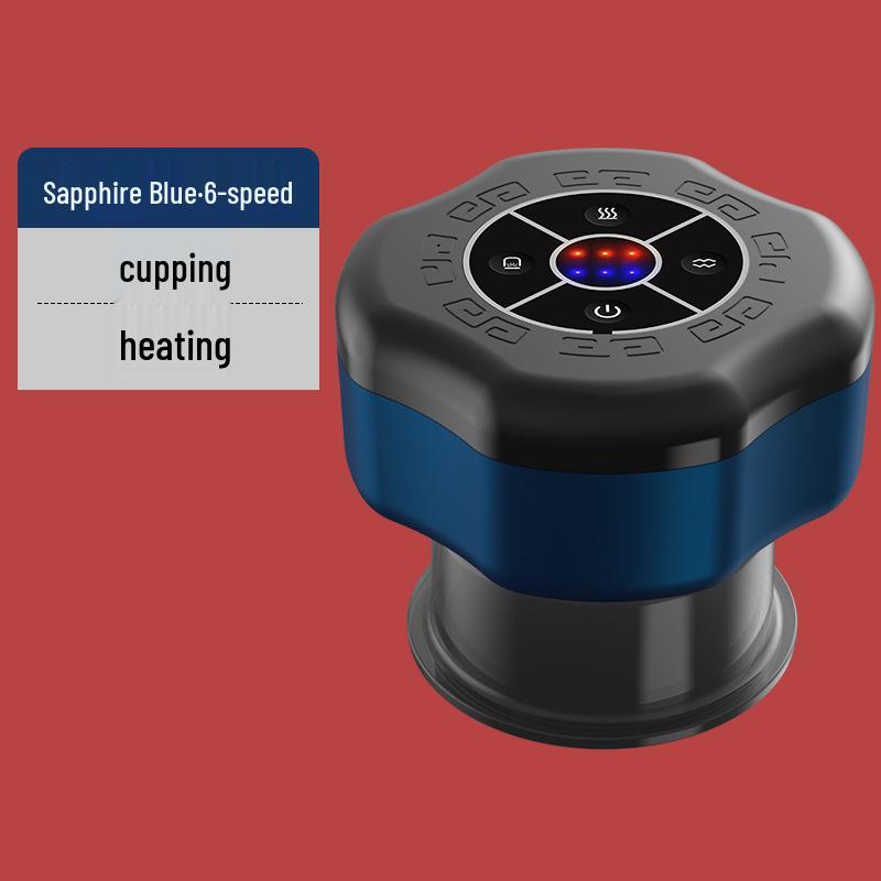 Electric Heating Suction Massager for Cupping Therapy and Meridian Dredging