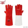 Heat-Resistant Cowhide Welding & Gardening Gloves - Anti-Scald, Anti-Thorn, Long, Durable