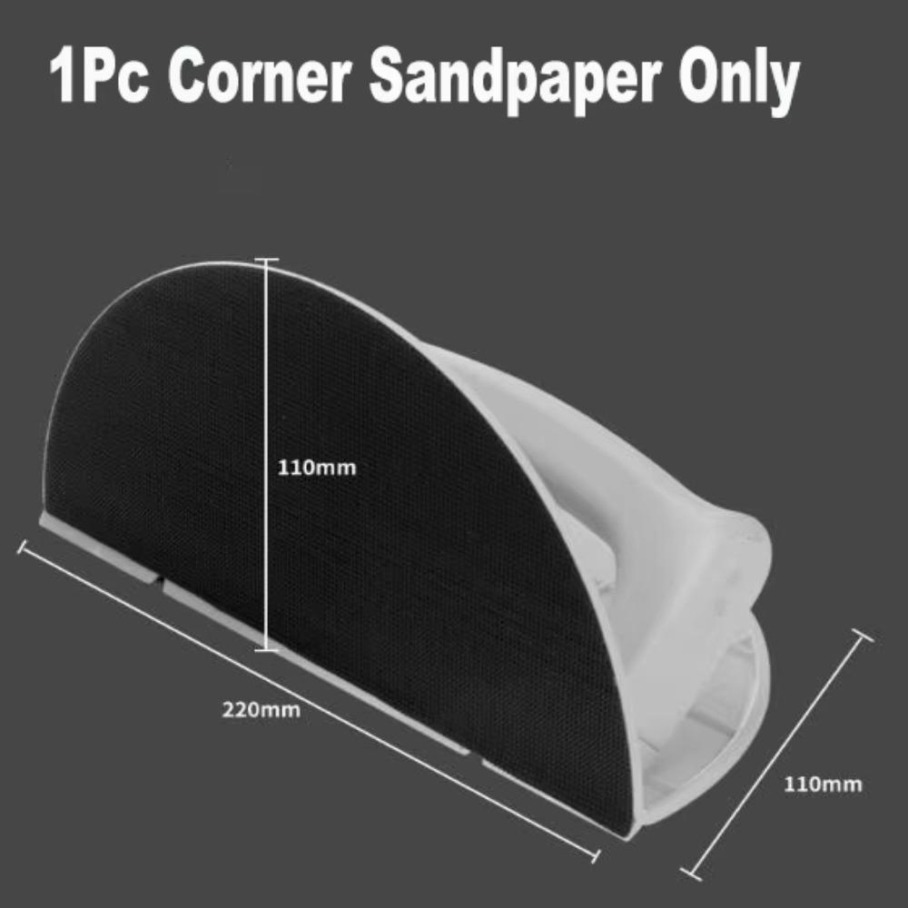 

Plastic Semi Circular Angle Sanding Tool Multifunctional Grinding Tool DIY Projects Style A