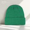 Solid Color Simple Knitted Hat for Women Autumn and Winter Warm Woolen Hat New Pullover Hat  Versatile Cold Hat for Men