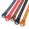 Stylish Pu Women's Waist Belt With Smooth Buckle For Fashionable Casual Look In Five Colors