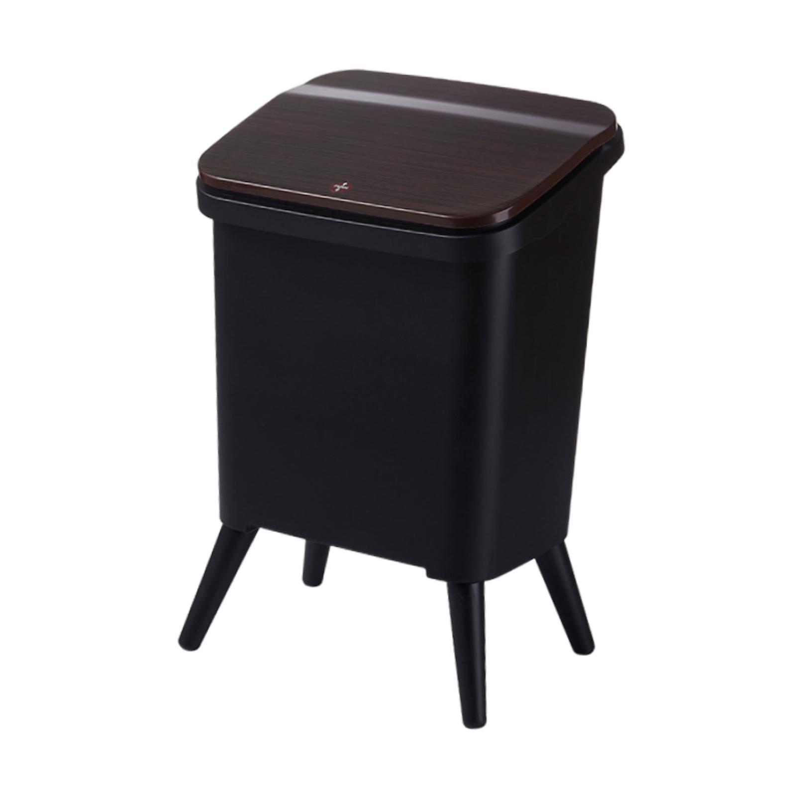 

Многоуровневая кухонная мусорная корзина с крышкой-нажимкой для дома и улицы, контейнер для мусора для прачечной, офиса, ванной комнаты